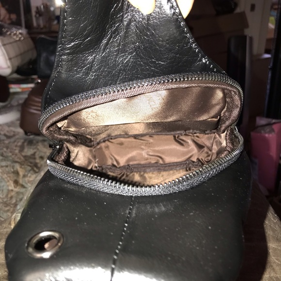 Black PI uncle unisex convertible leather carrier NWT - Picture 6 of 6